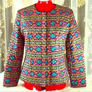 Chic multicolored light weight jacket